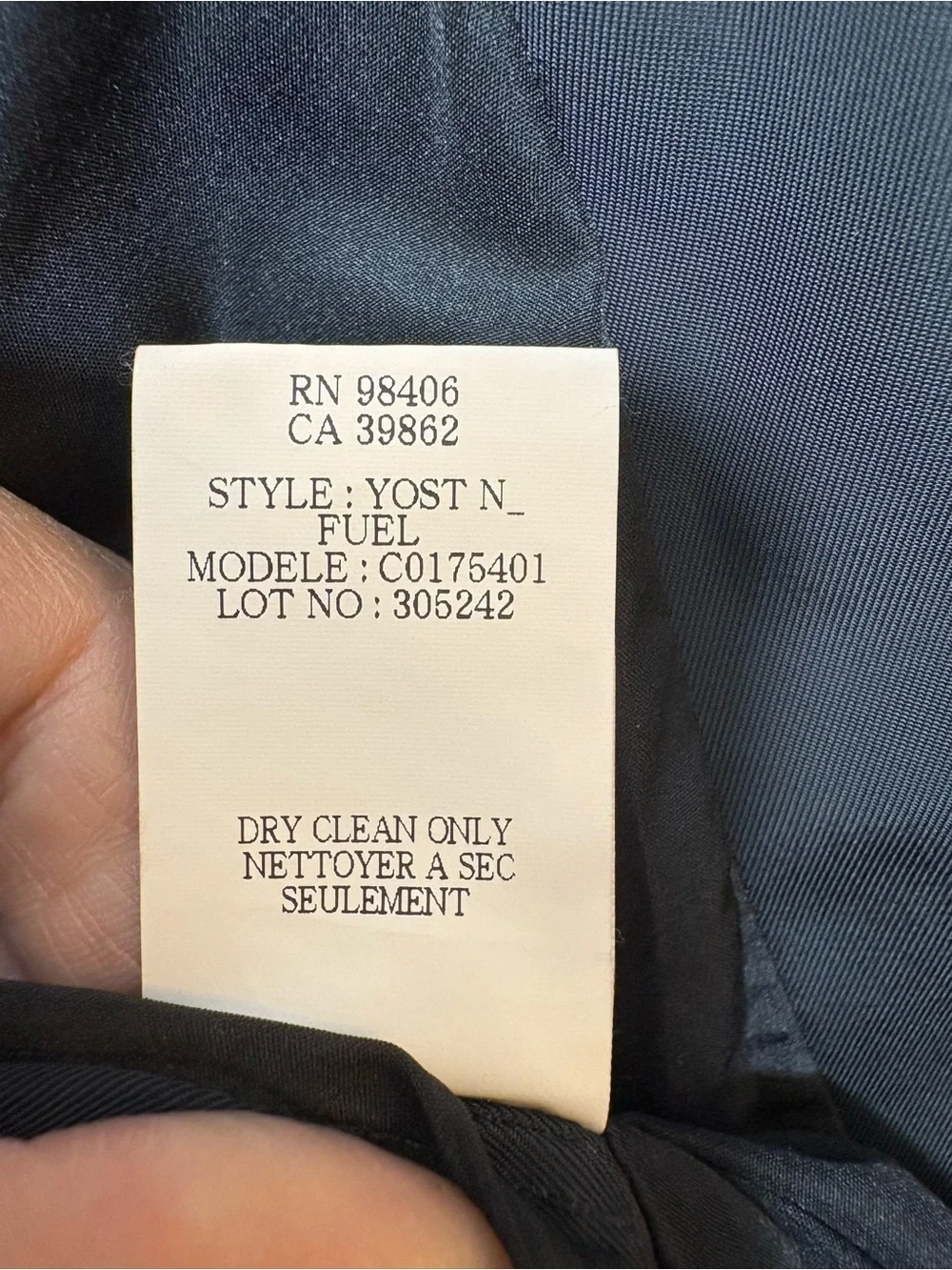 Theory 'Yost N Fuel' Canvas Slim Fit Utility Jacket Ink Black Size M